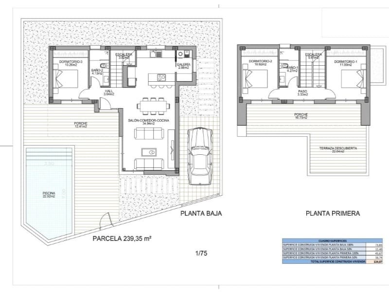 3 makuuhuone Huvila myytävänä paikassa Benijofar mukana uima-altaan - 490 000 € (Ref: 9913092)