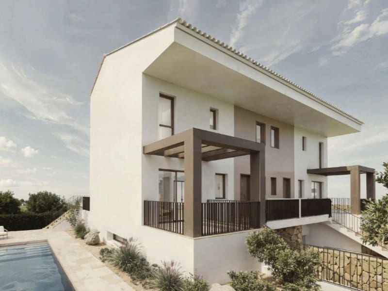 3 chambre Villa/Maison Semi-Mitoyenne à vendre à La Nucia avec piscine - 594 000 € (Ref: 9913097)