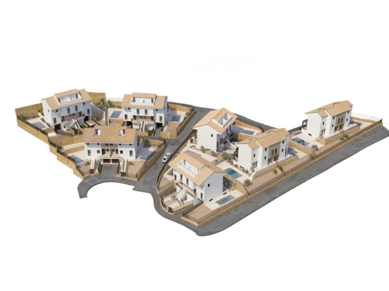 3 chambre Villa/Maison Semi-Mitoyenne à vendre à La Nucia avec piscine - 594 000 € (Ref: 9913097)