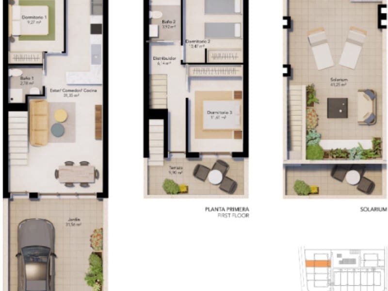 4 slaapkamer Halfvrijstaande villa te koop in Pilar de la Horadada met zwembad - € 369.900 (Ref: 9915733)