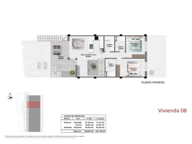 3 slaapkamer Appartement te koop in Pilar de la Horadada ciudad, Pilar de la Horadada met zwembad - € 289.900 (Ref: 9915735)