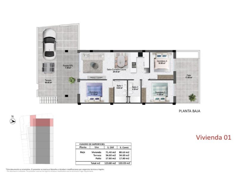 3 slaapkamer Appartement te koop in Pilar de la Horadada met zwembad - € 289.900 (Ref: 9915735)