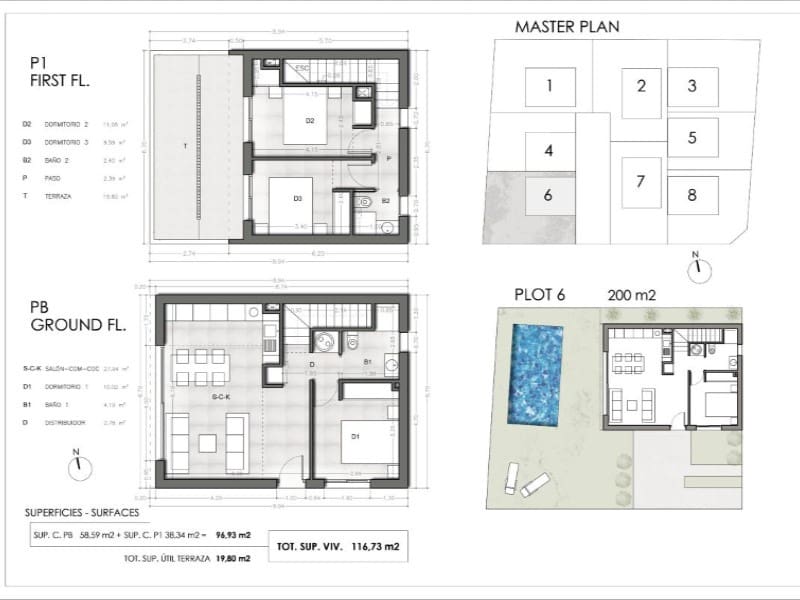 3 quarto Moradia para venda em Orihuela Costa com piscina - 539 900 € (Ref: 9915736)