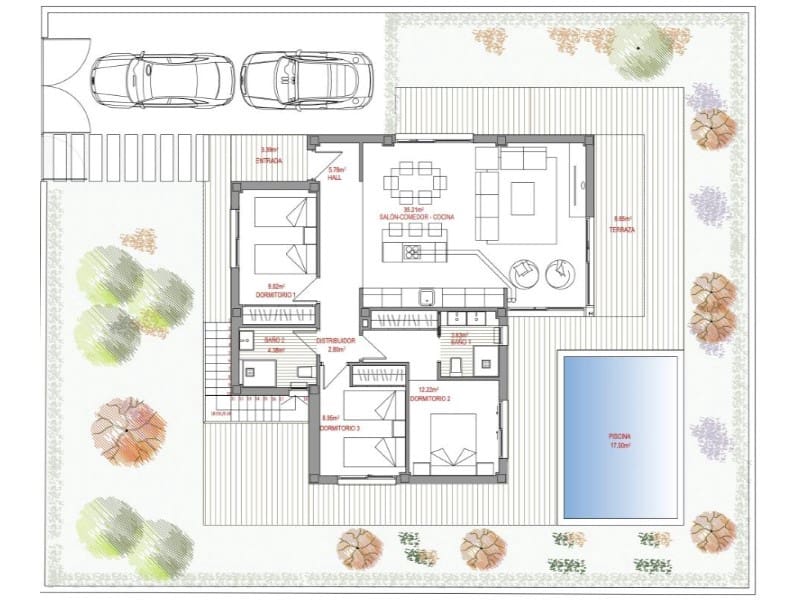3 chambre Villa/Maison à vendre à Polop avec piscine - 500 000 € (Ref: 9915740)