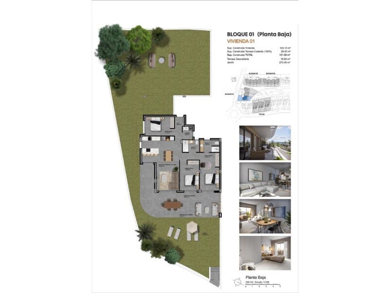 2 soveværelse Lejlighed til salg i Finestrat med swimmingpool - € 495.000 (Ref: 9916892)