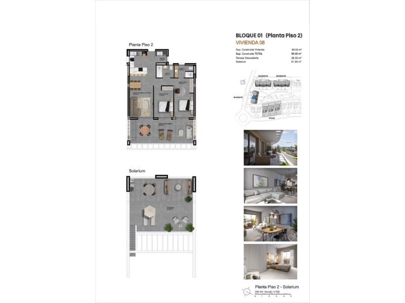 3 camera da letto Appartamento in vendita in Finestrat con piscina - 470.000 € (Rif: 9916895)