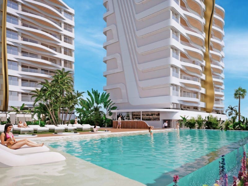 2 makuuhuone Huoneisto myytävänä paikassa La Manga del Mar Menor mukana uima-altaan - 890 000 € (Ref: 9922179)