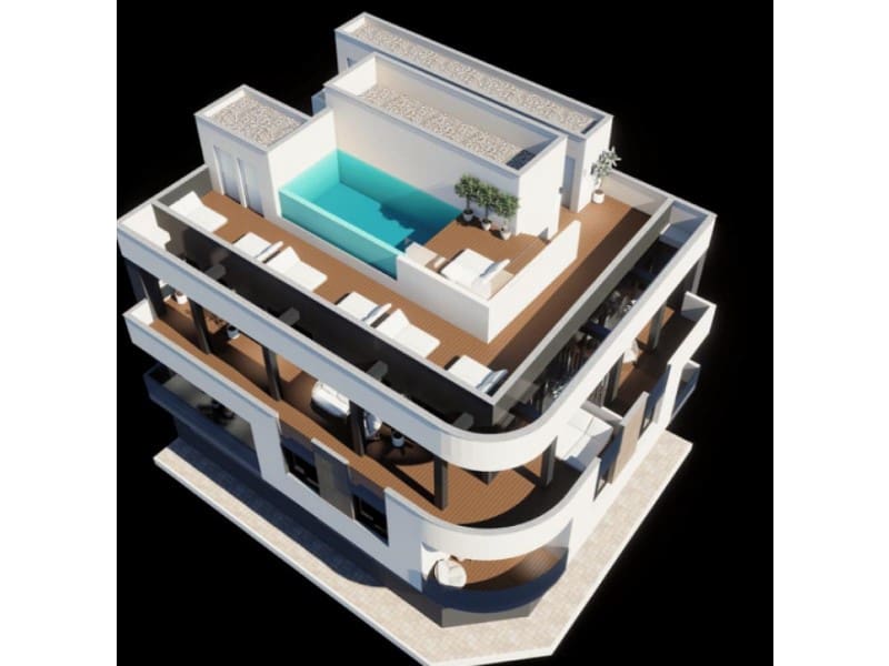 1 soverom Leilighet til salgs i Torrevieja med svømmebasseng - € 176 000 (Ref: 9924567)