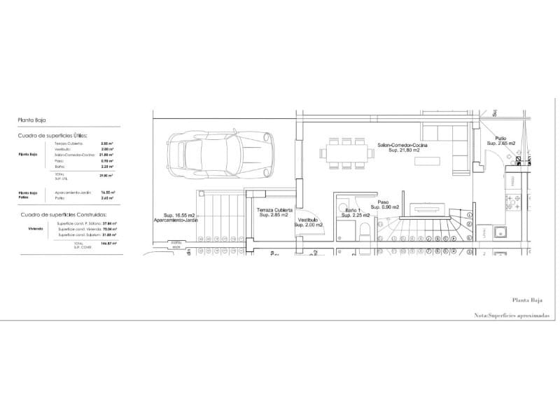 Pareado de 2 habitaciones en Gran Alacant en venta con piscina - 306.000 € (Ref: 9924571)