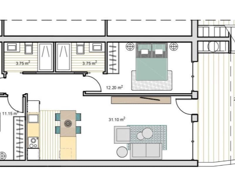 2 slaapkamer Appartement te koop in Roldan met zwembad - € 238.000 (Ref: 9927303)
