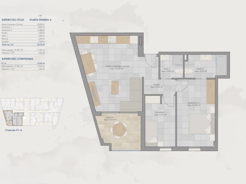3 soveværelse Lejlighed til salg i San Pedro del Pinatar med swimmingpool - € 289.000 (Ref: 9927331)