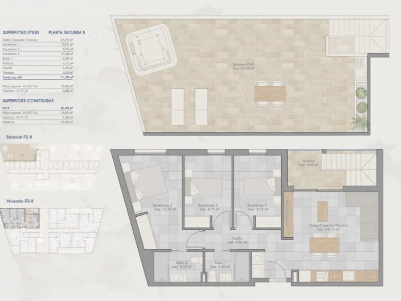 1 Zimmer Apartment zu verkaufen in San Pedro del Pinatar mit Pool - 205.000 € (Ref: 9927332)