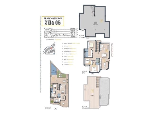 3 camera da letto Villa in vendita in Las Lomas de Rame - Bahía Bella, Los Alcázares con piscina - 539.900 € (Rif: 9929301)