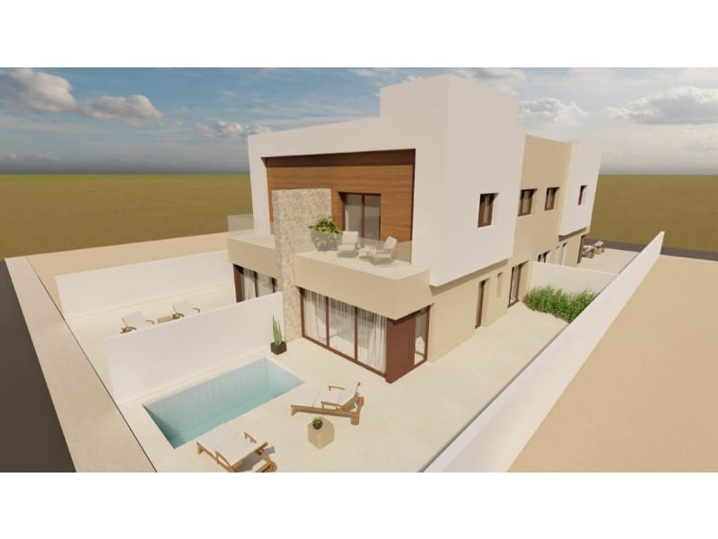 3 sypialnia Dom blizniak na sprzedaż w Santiago de la Ribera z basenem - 376 500 € (Ref: 9938103)