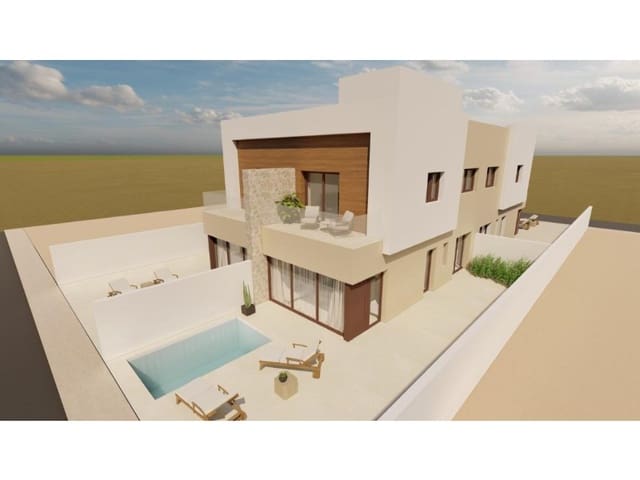 3 Zimmer Doppelhaus zu verkaufen in Santiago de la Ribera, San Javier mit Pool - 376.500 € (Ref: 9938103)