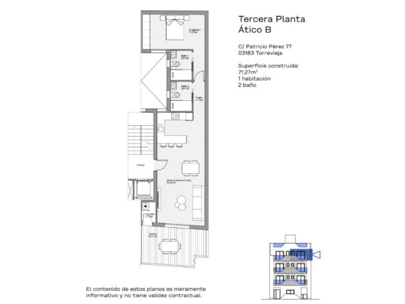 2 soveværelse Lejlighed til salg i Torrevieja med swimmingpool - € 309.000 (Ref: 9942426)