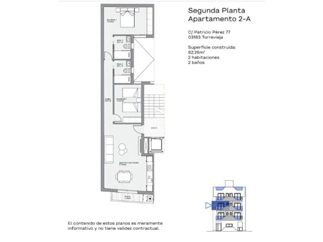 2 soveværelse Lejlighed til salg i Parque de las Naciones, Torrevieja med swimmingpool - € 309.000 (Ref: 9942426)