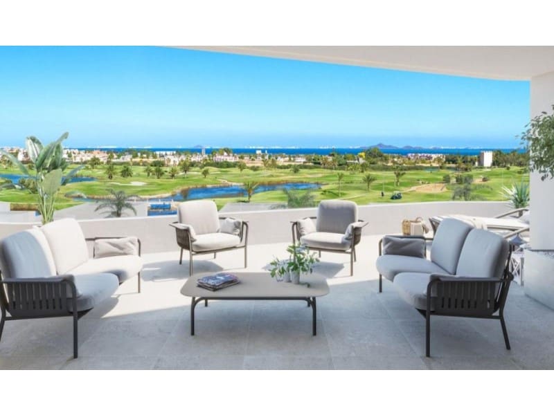 2 Zimmer Apartment zu verkaufen in Los Alcazares mit Pool - 292.000 € (Ref: 9945645)