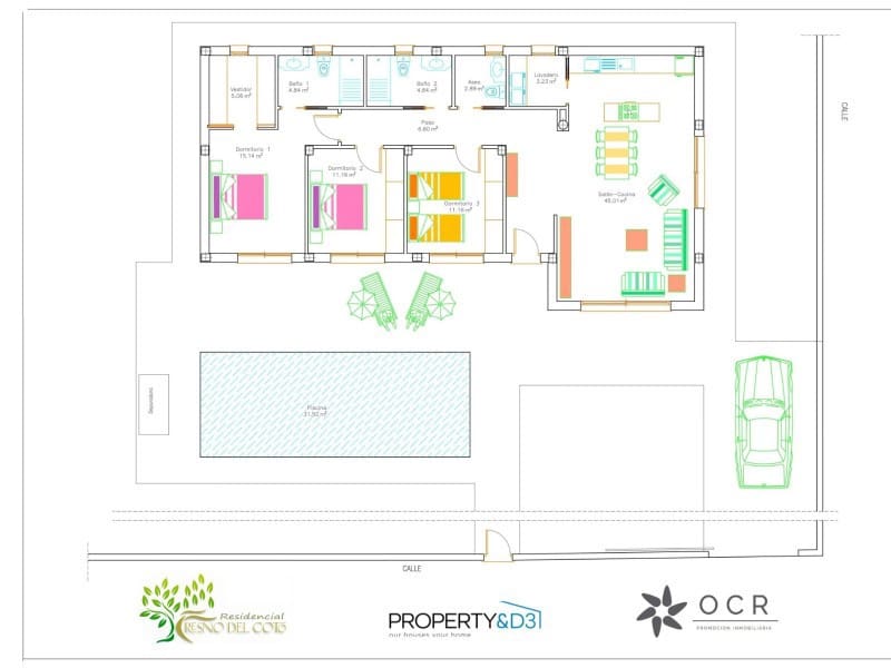 3 sypialnia Willa na sprzedaż w Calasparra z basenem - 369 500 € (Ref: 9947789)