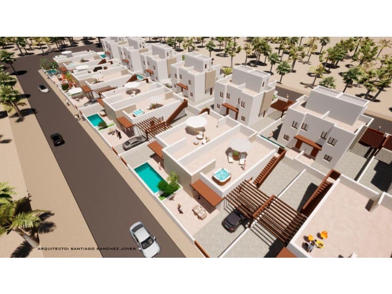 3 soveværelse Semi-Rækkehus til salg i Puerto de Mazarron med swimmingpool garage - € 287.000 (Ref: 9947792)