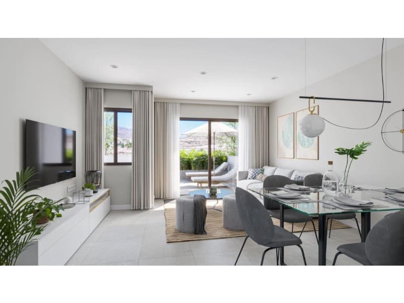3 soveværelse Semi-Rækkehus til salg i Puerto de Mazarron med swimmingpool garage - € 287.000 (Ref: 9947792)