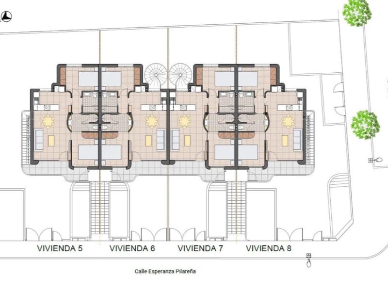 2 sypialnia Apartament na sprzedaż w Pilar de la Horadada z basenem - 274 900 € (Ref: 9947806)