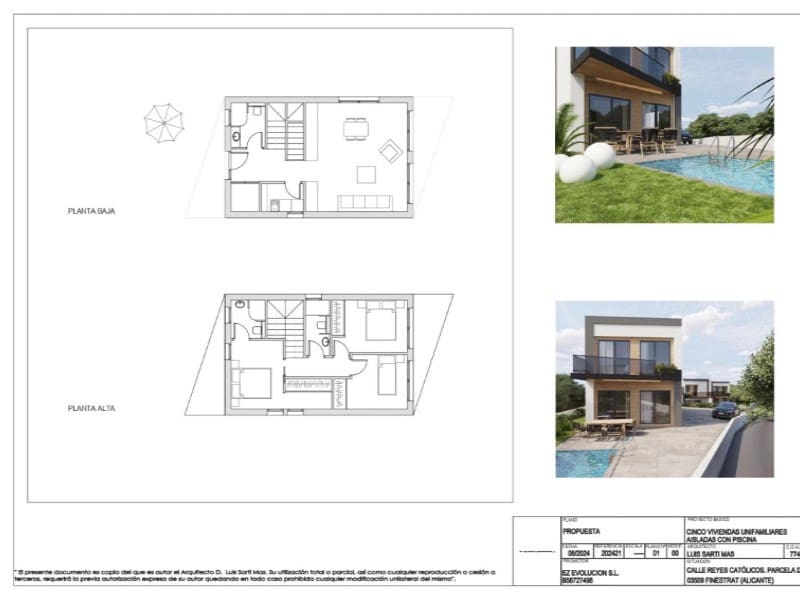 3 chambre Villa/Maison à vendre à Finestrat avec piscine garage - 555 000 € (Ref: 9947848)