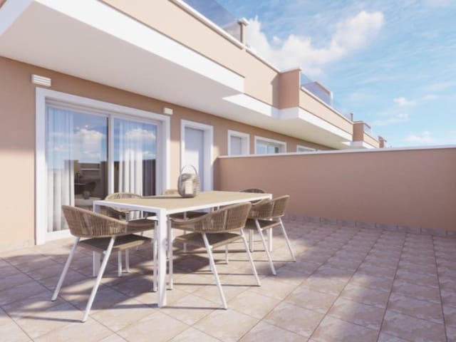 3 chambre Villa/Maison Semi-Mitoyenne à vendre à Pilar de la Horadada ciudad, Pilar de la Horadada avec piscine - 339 900 € (Ref: 9975292)