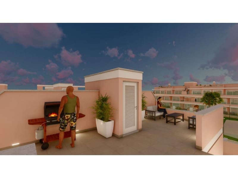 3 soveværelse Semi-Rækkehus til salg i Pilar de la Horadada med swimmingpool - € 339.900 (Ref: 9975292)
