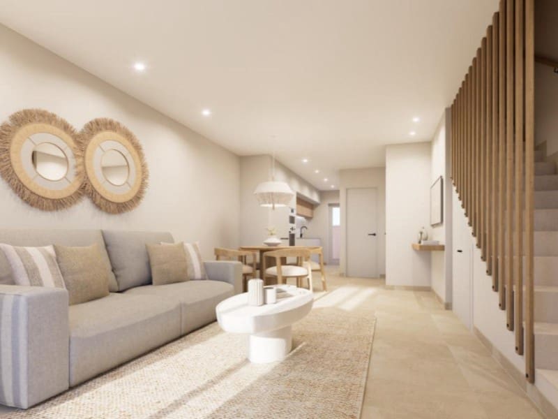 3 soveværelse Semi-Rækkehus til salg i Pilar de la Horadada med swimmingpool - € 339.900 (Ref: 9975292)