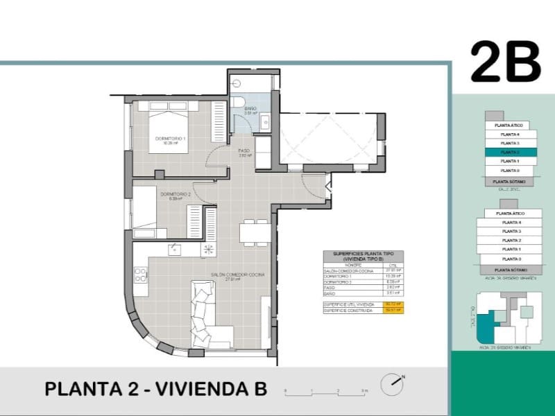 2 camera da letto Appartamento in vendita in Torrevieja con piscina - 265.000 € (Rif: 9975302)