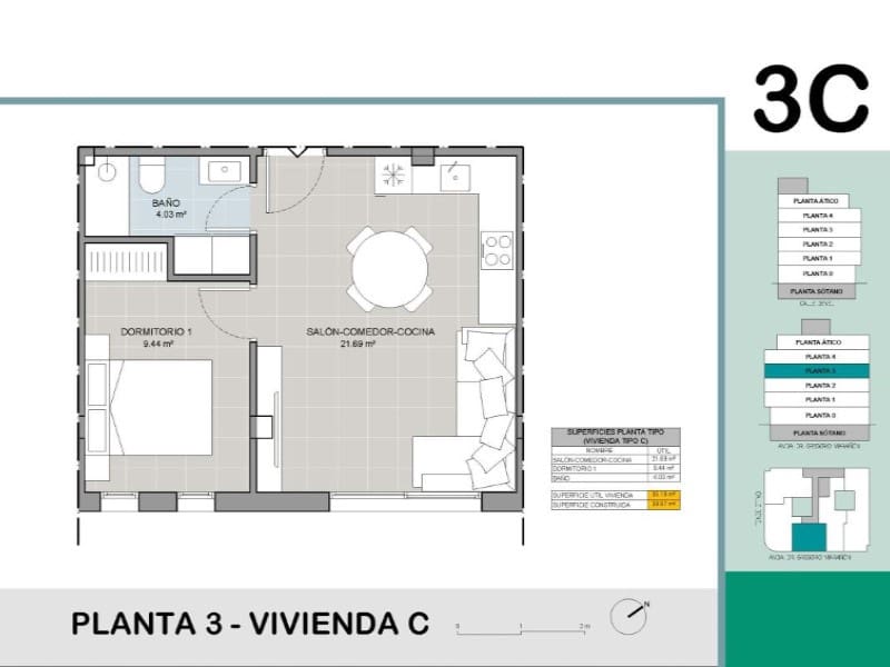 2 camera da letto Appartamento in vendita in Torrevieja con piscina - 265.000 € (Rif: 9975302)