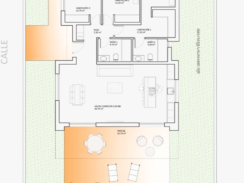 Chalet de 3 habitaciones en Hondón de las Nieves en venta con piscina - 370.900 € (Ref: 9975309)