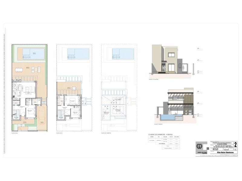 2 Zimmer Villa zu verkaufen in San Juan de los Terreros mit Pool - 361.725 € (Ref: 9977273)