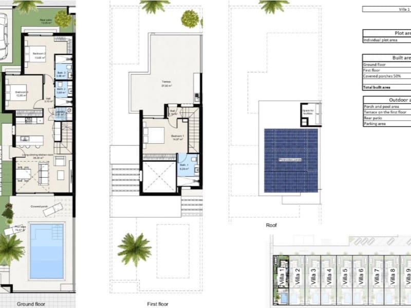 3 Zimmer Villa zu verkaufen in Los Nietos mit Pool - 374.900 € (Ref: 9982912)