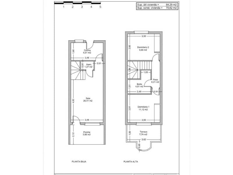 Pareado de 2 habitaciones en Rojales en venta con piscina - 185.000 € (Ref: 9984893)