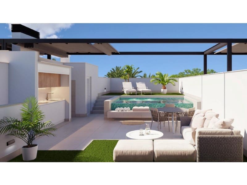 3 soveværelse Bungalow til salg i Pilar de la Horadada med swimmingpool garage - € 434.000 (Ref: 9984914)