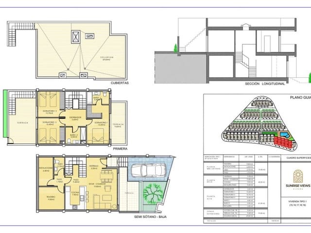 Bungalow de 3 habitaciones en Monforte del Cid en venta con piscina - 365.000 € (Ref: 9984915)