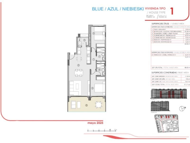 2 sypialnia Apartament na sprzedaż w Punta Prima z basenem - 424 000 € (Ref: 9984940)