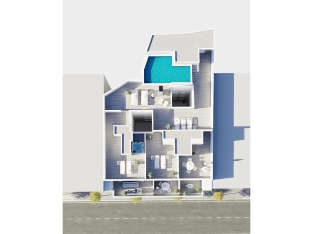 2 soverom Leilighet til salgs i Centro - Muelle Pesquero, Torrevieja med svømmebasseng - € 299 000 (Ref: 9995099)