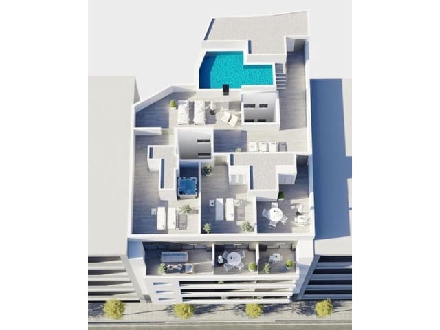 2 soverom Leilighet til salgs i Centro - Muelle Pesquero, Torrevieja med svømmebasseng - € 299 000 (Ref: 9995099)