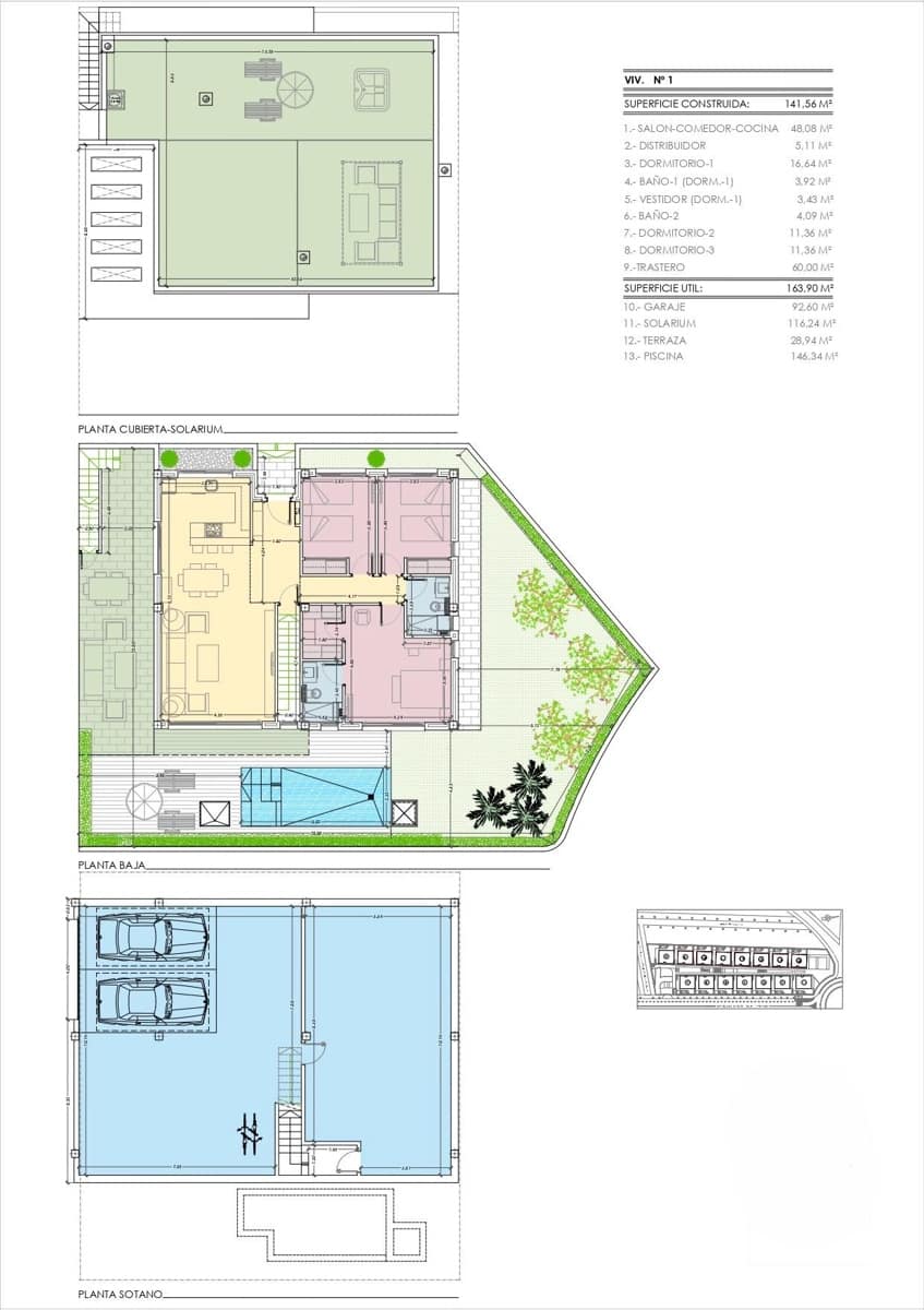 3 camera da letto Villa in vendita in Aguas Nuevas con piscina garage - 595.000 € (Rif: 9630521)