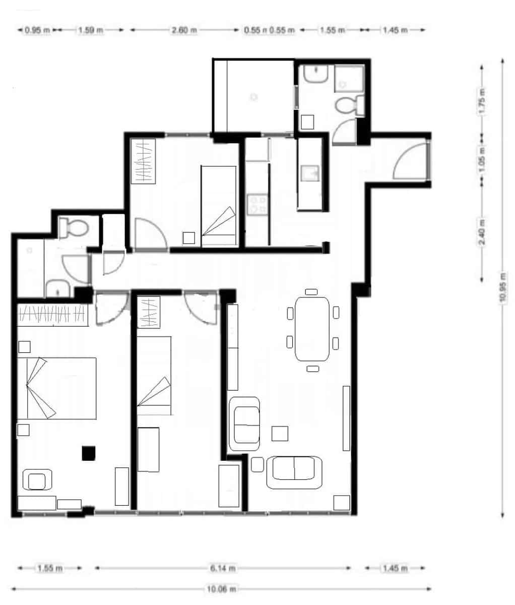 3 quarto Apartamento para venda em Torrevieja - 139 000 € (Ref: 9630532)