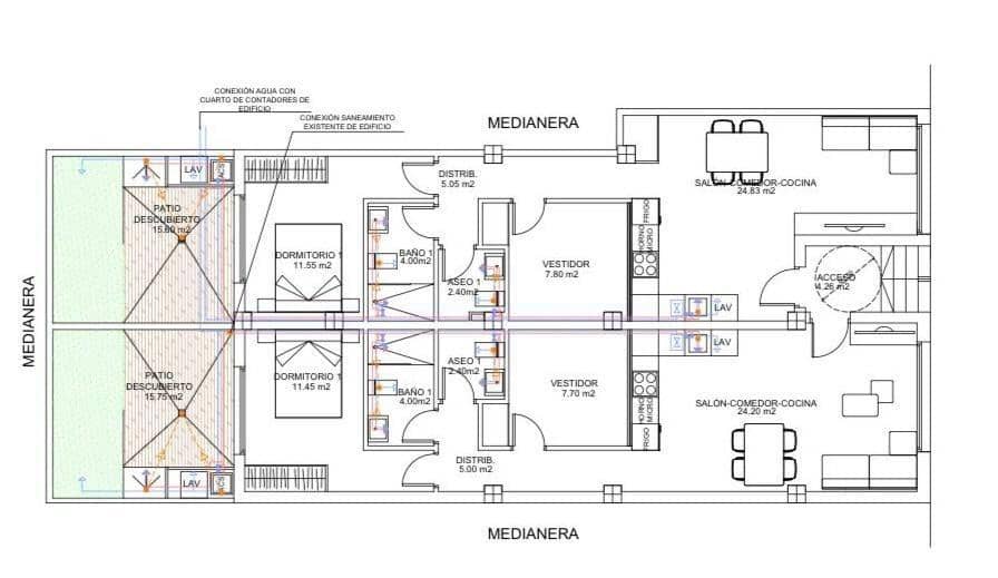 2 makuuhuone Ranta-asunto myytävänä paikassa Torrevieja - 230 000 € (Ref: 9630533)