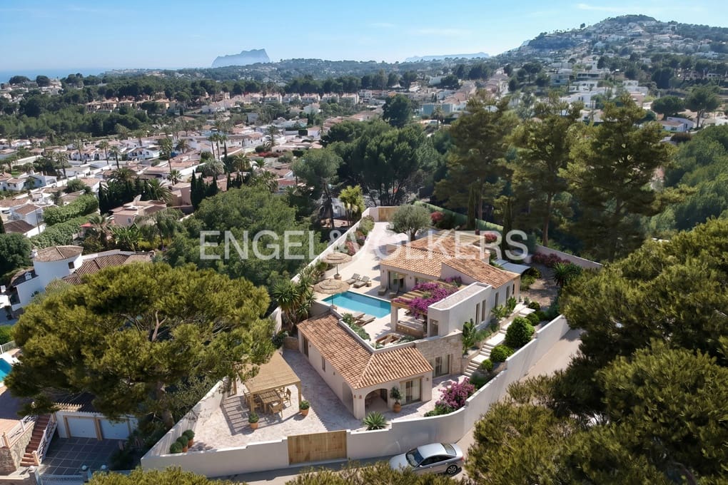 4 sypialnia Willa na sprzedaż w Moraira z basenem garażem - 1 890 000 € (Ref: 10012595)