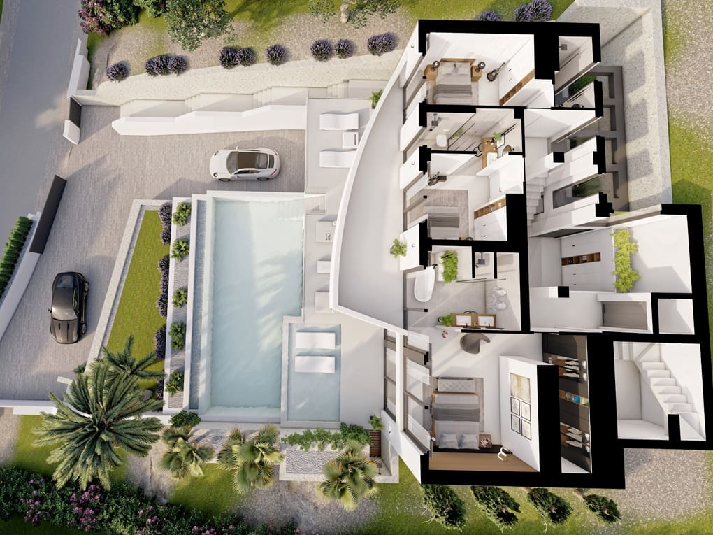 4 camera da letto Villa in vendita in Altea con piscina garage - 1.900.000 € (Rif: 7033806)