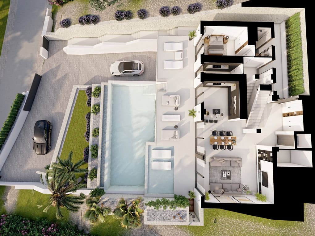 Chalet de 4 habitaciones en Altea en venta con piscina garaje - 2.090.000 € (Ref: 7033806)