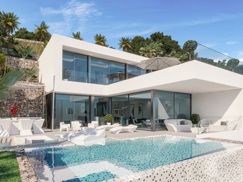 4 soveværelse Villa til salg i Calpe / Calp med swimmingpool garage - € 1.550.000 (Ref: 7107083)