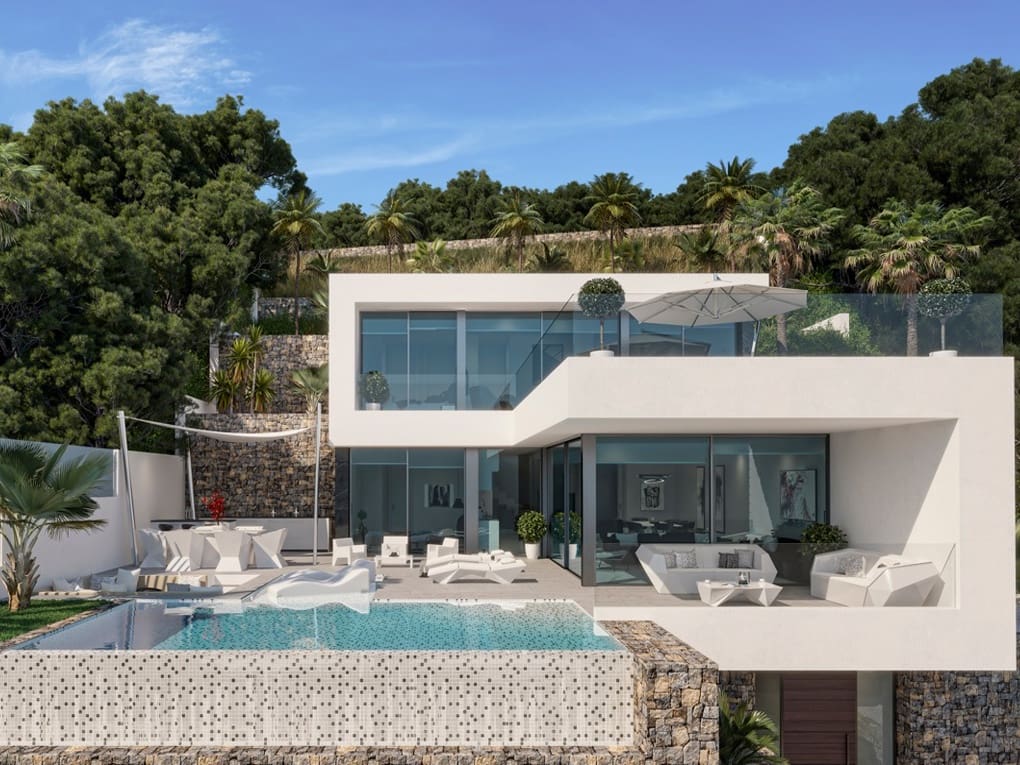 4 soveværelse Villa til salg i Calpe / Calp med swimmingpool garage - € 1.550.000 (Ref: 7107083)