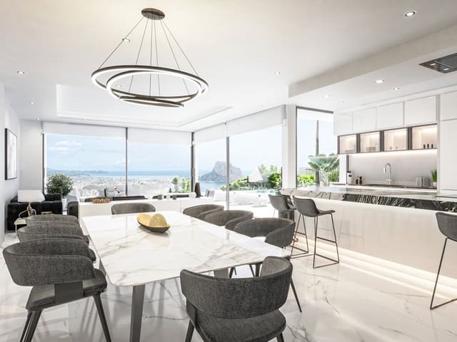 4 chambre Villa/Maison à vendre à Pueblo, Calpe / Calp avec piscine garage - 1 550 000 € (Ref: 7107083)